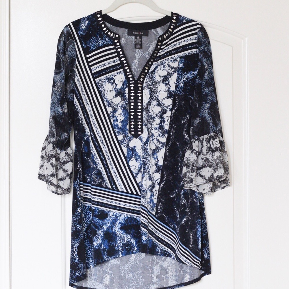 Patterned Top
